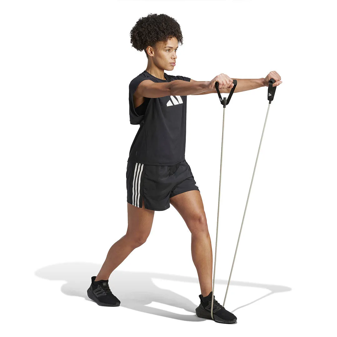 adidas - Women's AEROREADY Hyperglam 5" Woven Shorts (IB0697)