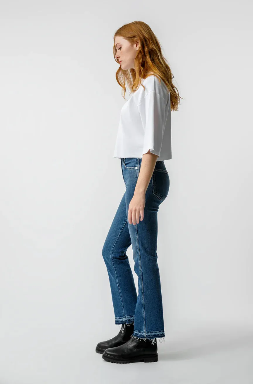 AMO Bella Crop denim jean-Crush