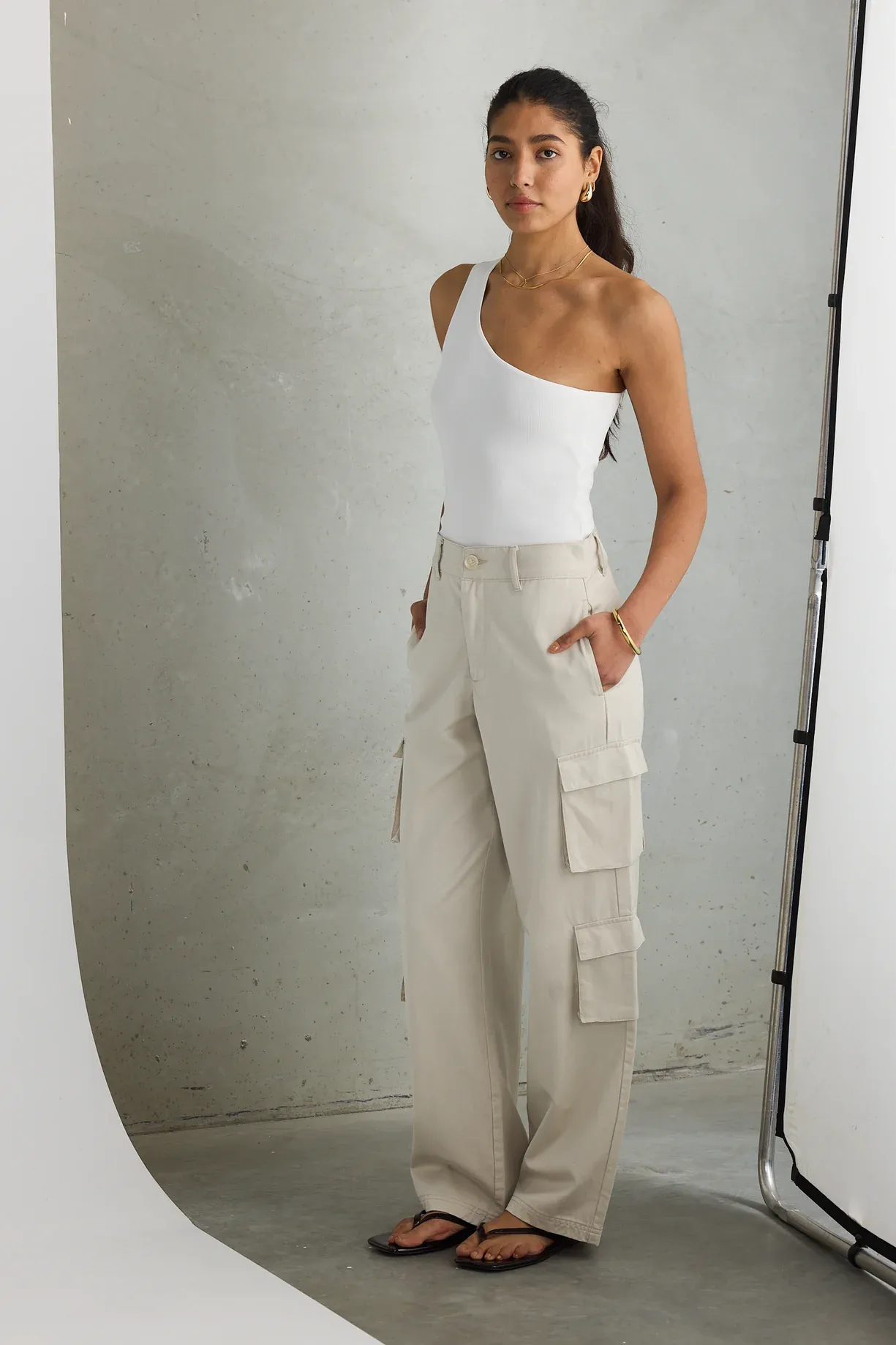 Arden Cargo Pant Stone