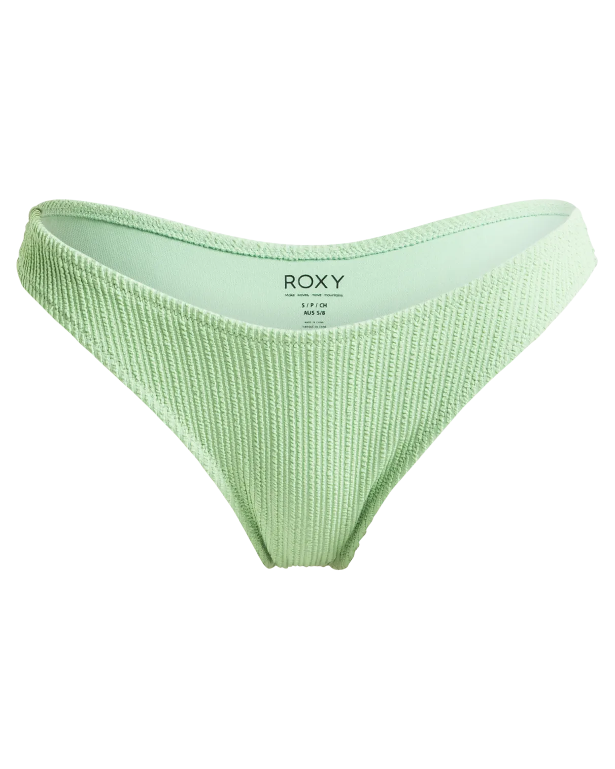 Aruba High Leg Cheeky Bikini Bottoms in Sprucestone