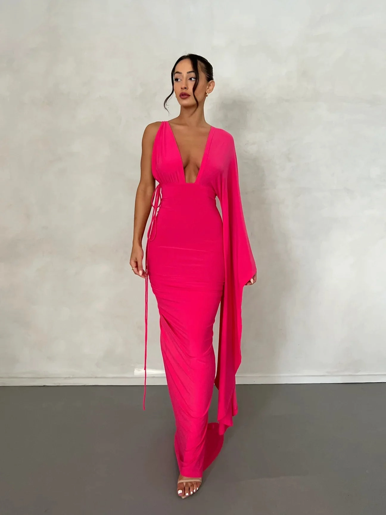 Athena Gown - Fuchsia