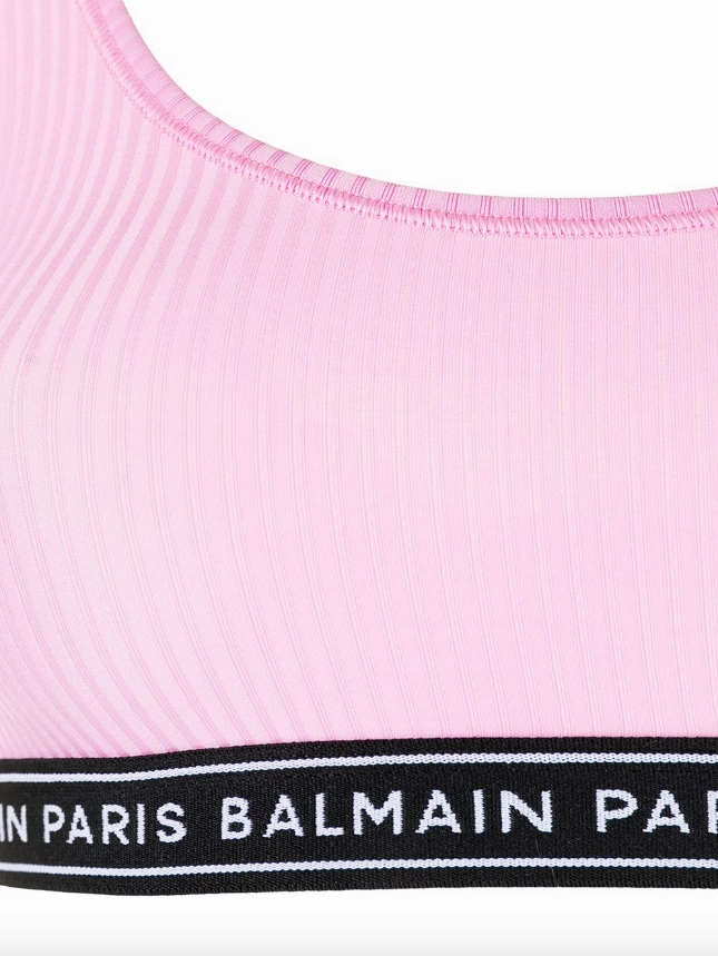 Balmain logo-underband sports bra