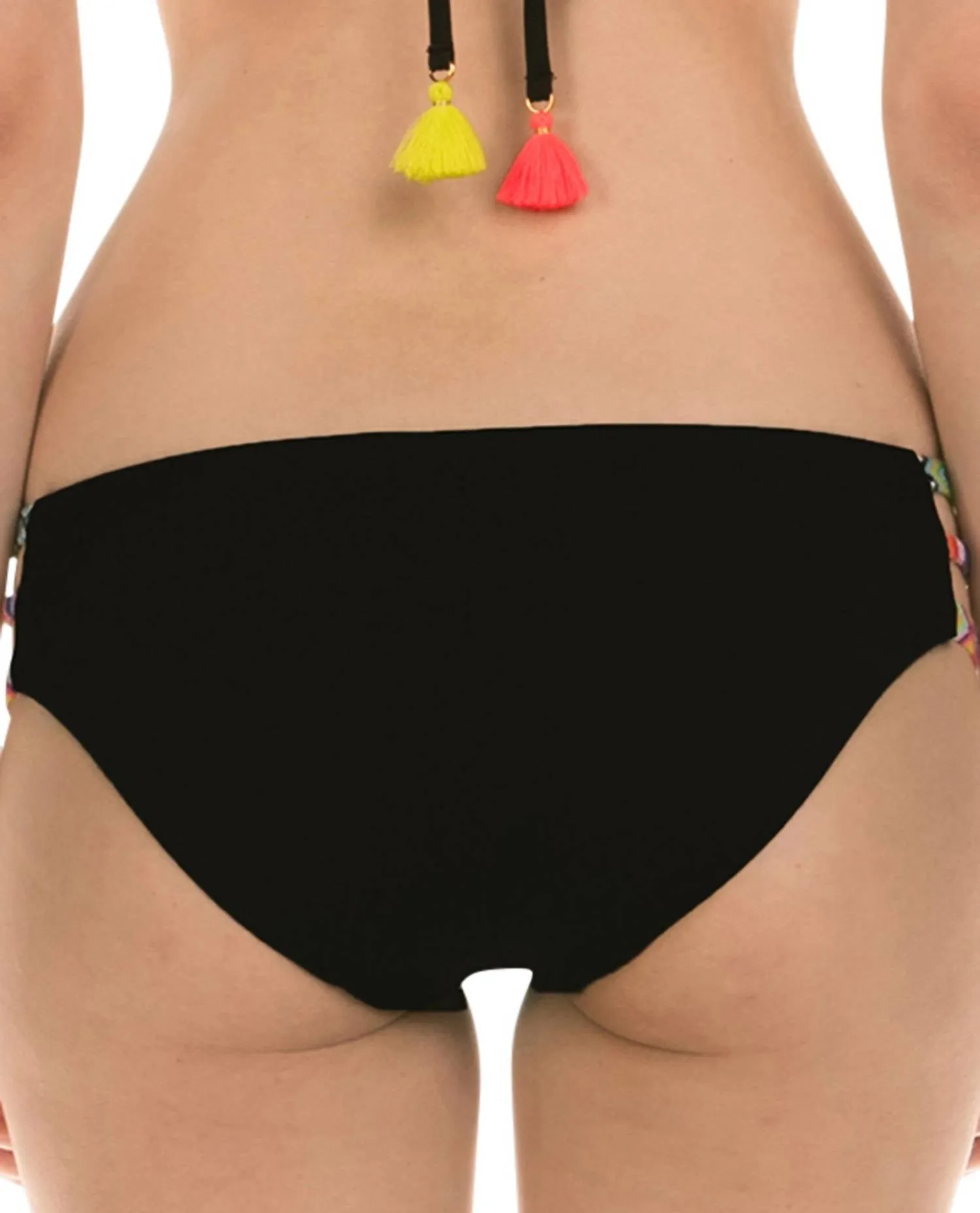 Besties Tahiti Cheeky Bikini Bottom In Isa Black
