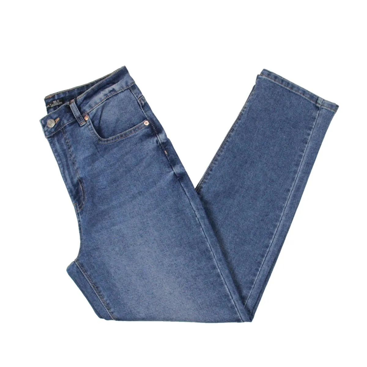 Black Tape_ Womens Kim Tapered Ankle High-Waist Jeans