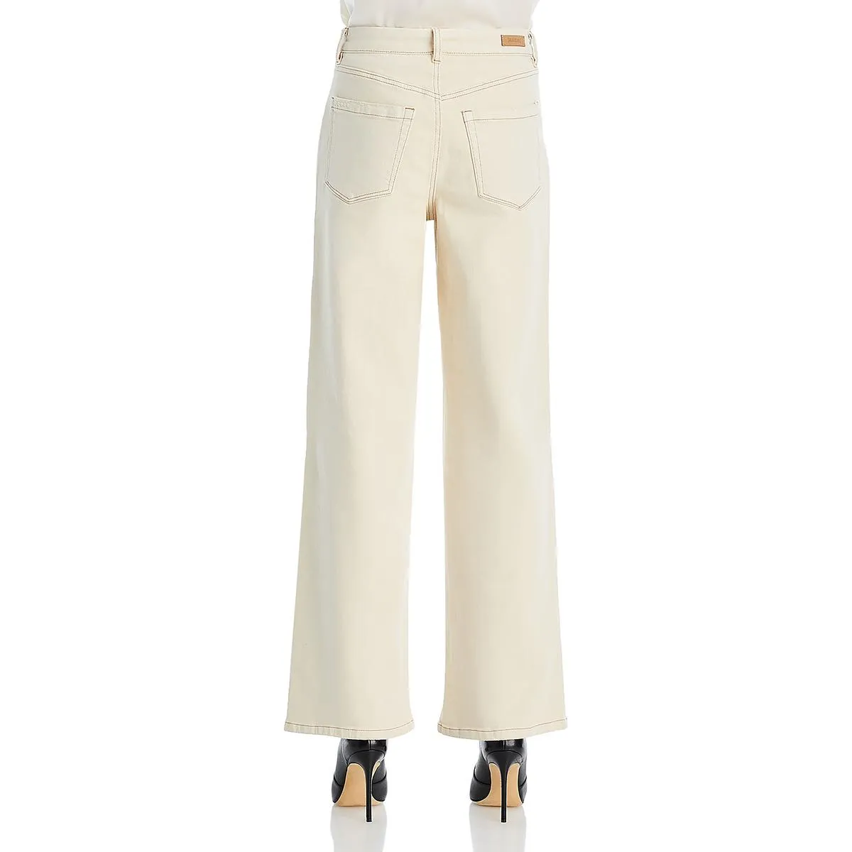 [BLANKNYC] Womens High Rise Distressed Wide Leg Jeans