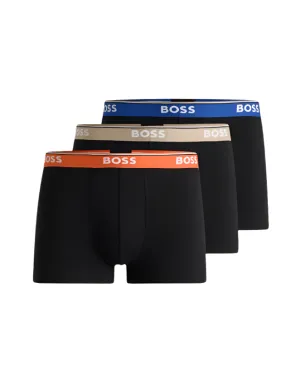 BOSS three-pack of stretch cotton boxer briefs