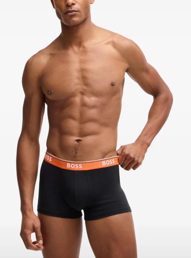 BOSS three-pack of stretch cotton boxer briefs