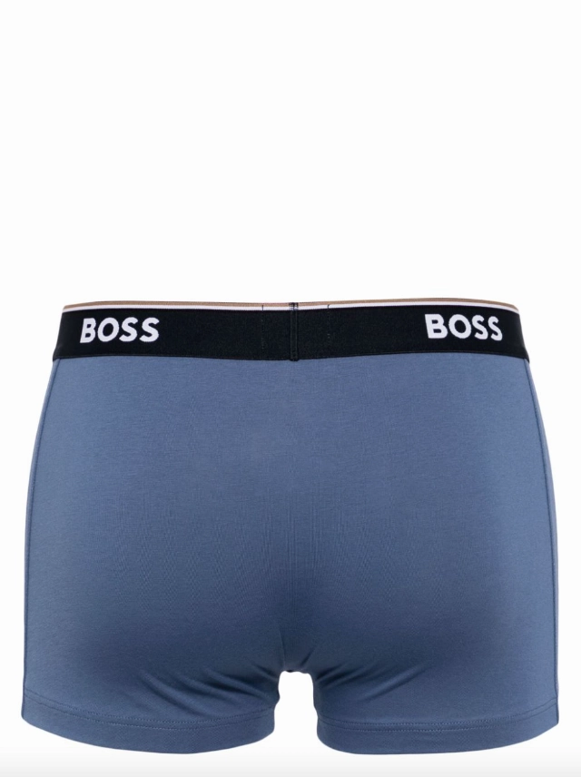 BOSS three-pack of stretch cotton boxer briefs