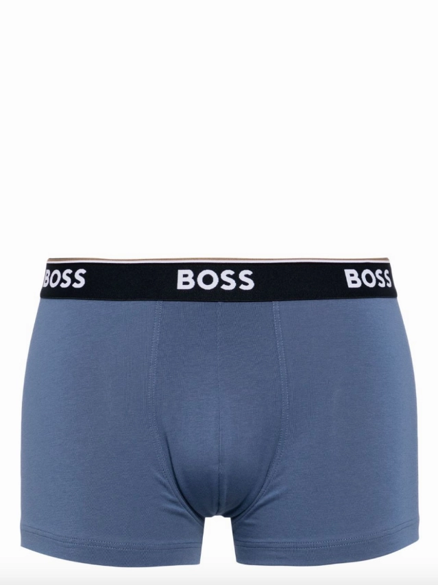 BOSS three-pack of stretch cotton boxer briefs