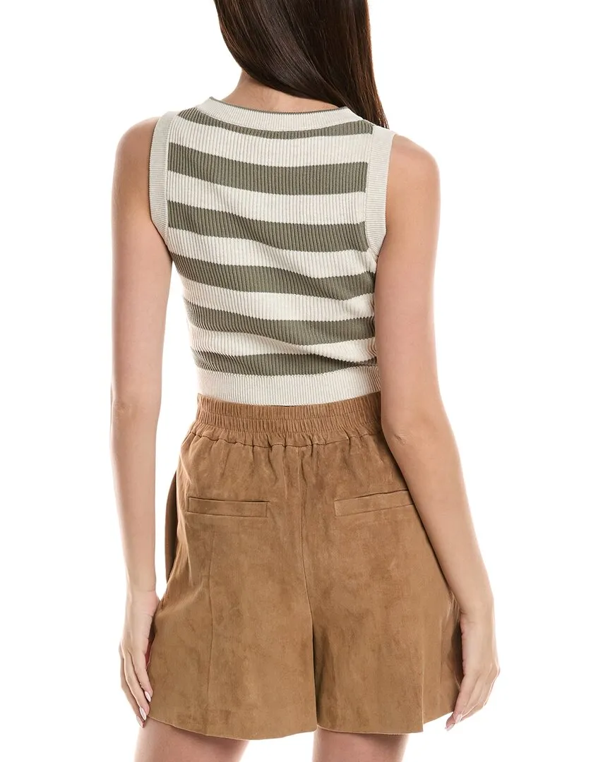 Brunello Cucinelli Rib Crop Sweater