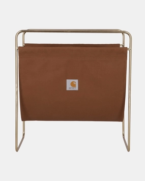 Canvas Magazine Stand Hamilton Brown