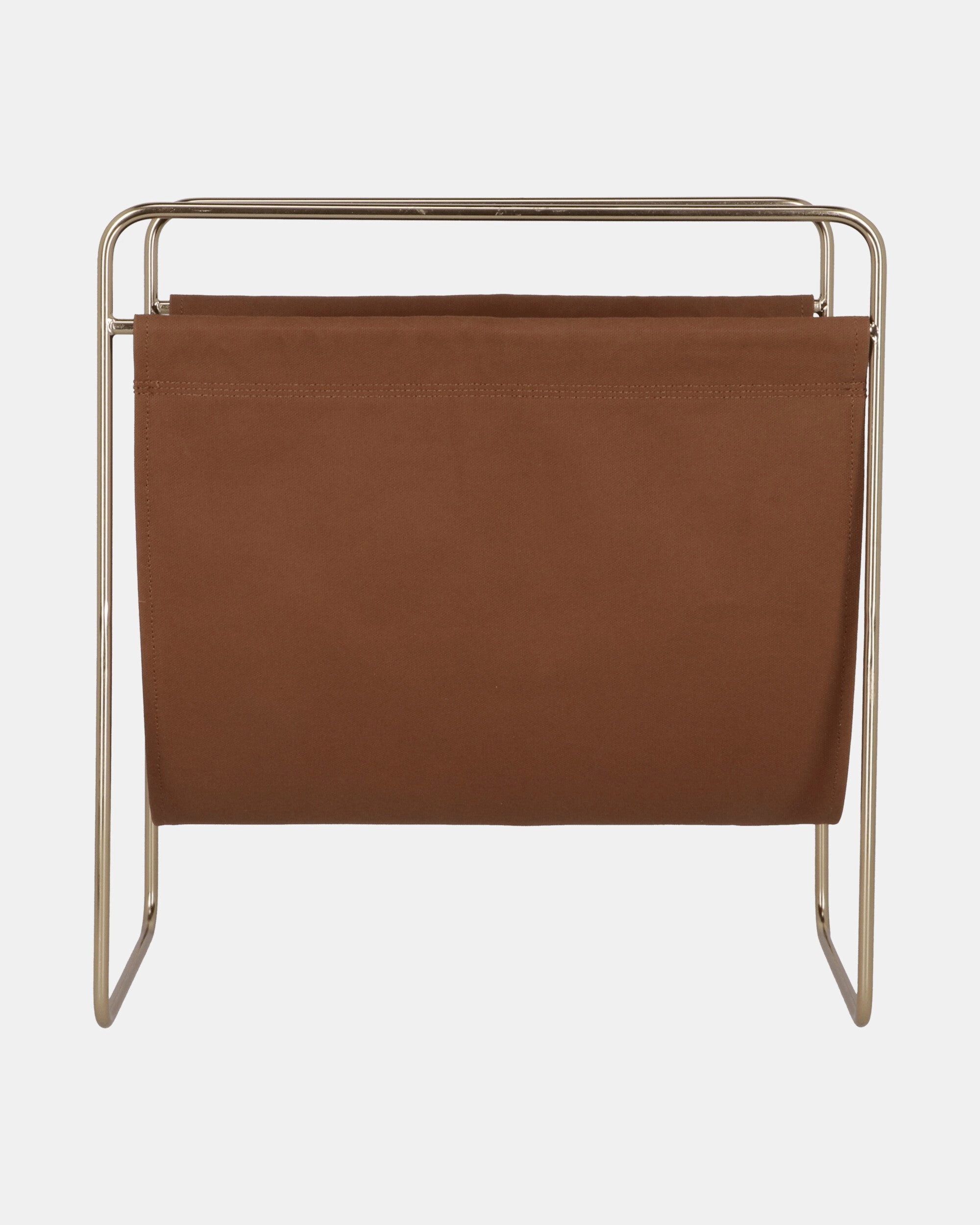 Canvas Magazine Stand Hamilton Brown