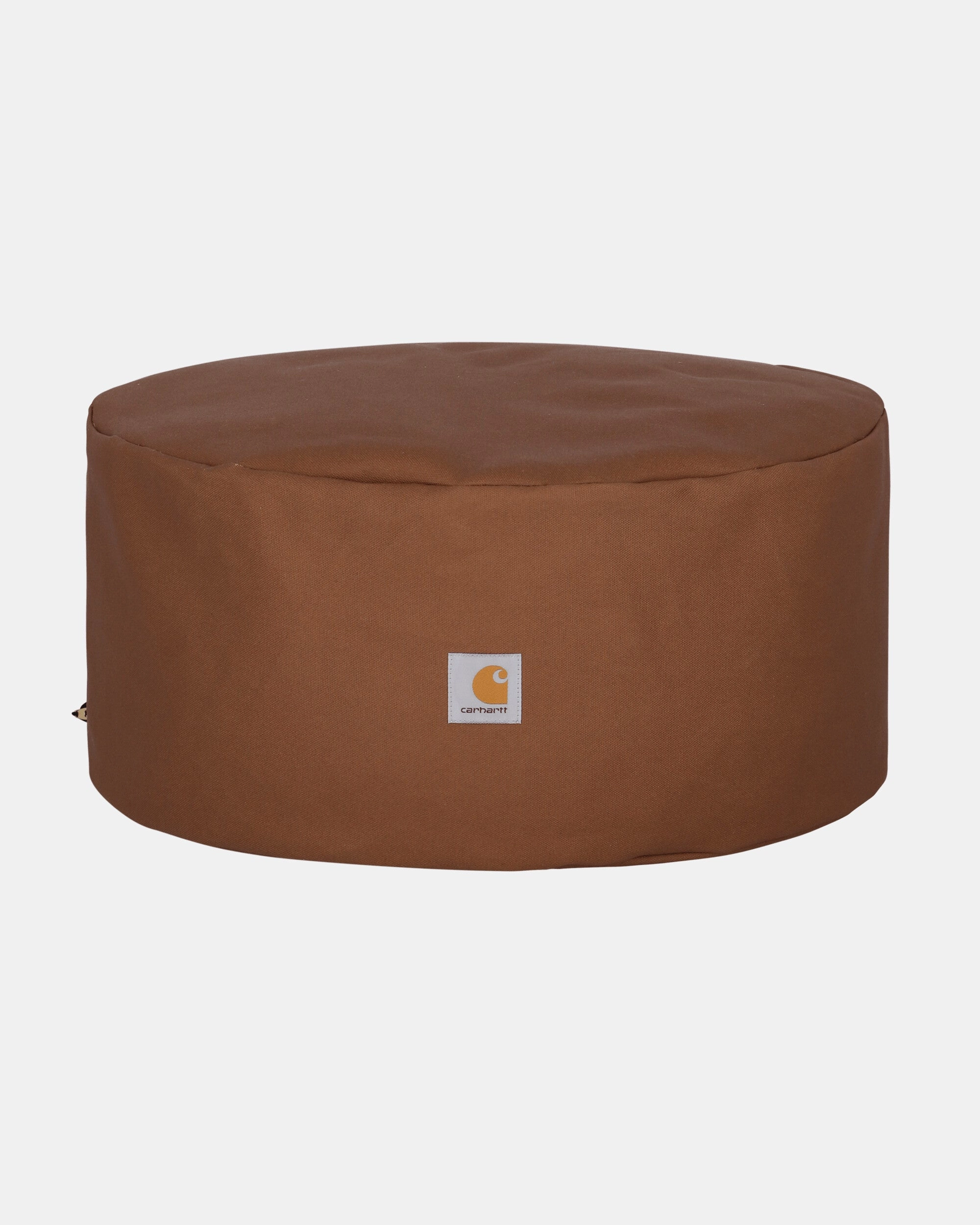 Canvas Pouf Hamilton Brown