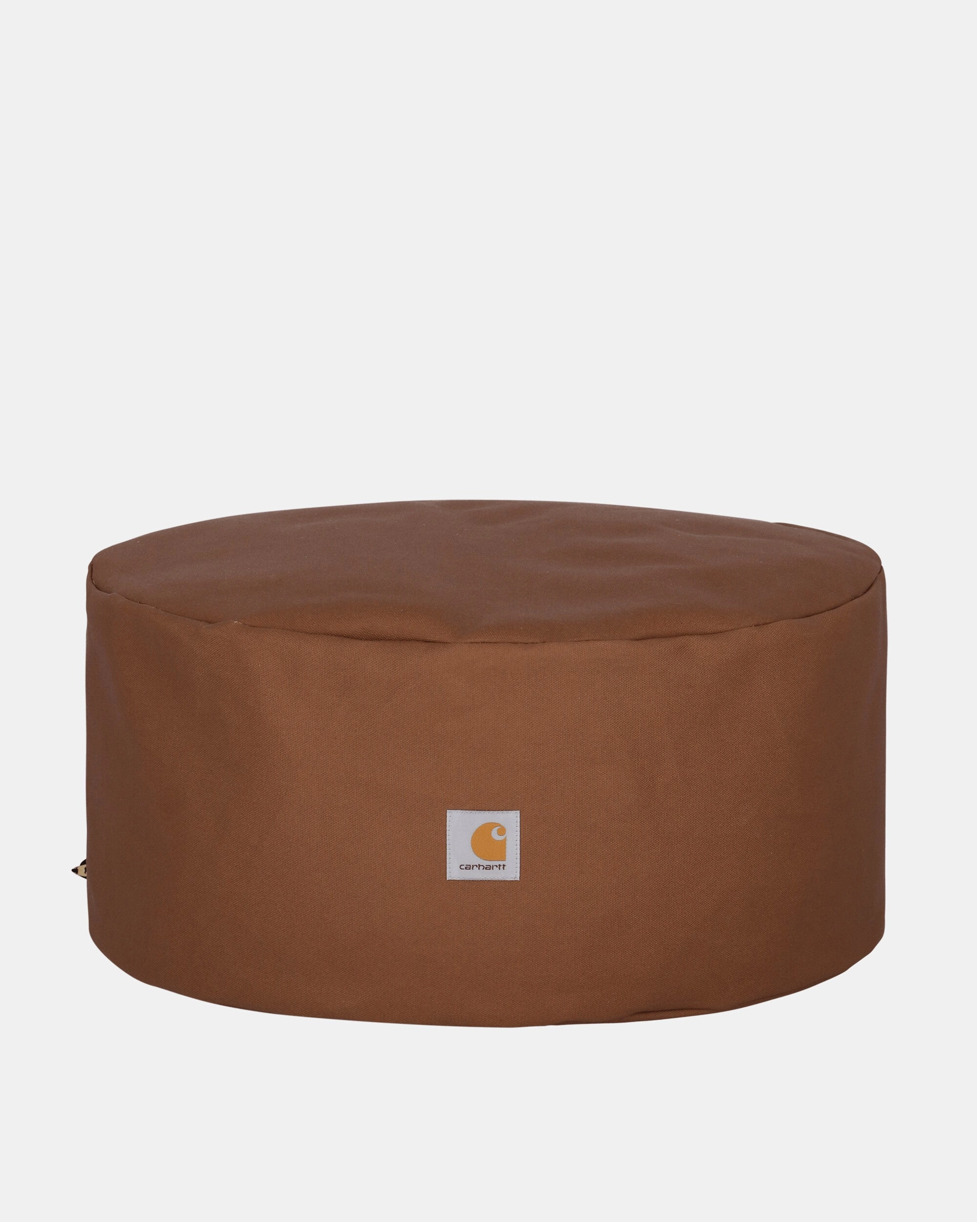 Canvas Pouf Hamilton Brown