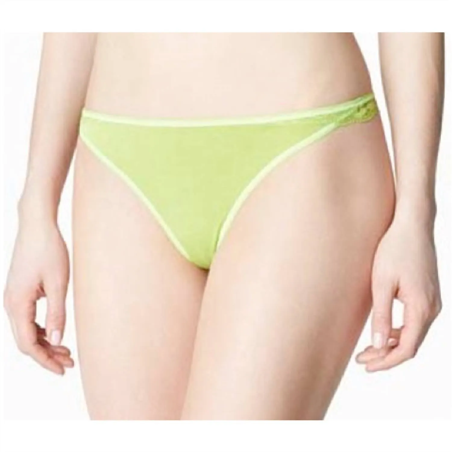Charming Lace Thong Panty In Paradise Green