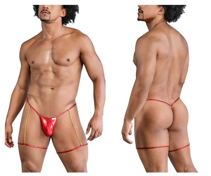 Clothing_Candyman_Underwear Chain-Garter Thongs