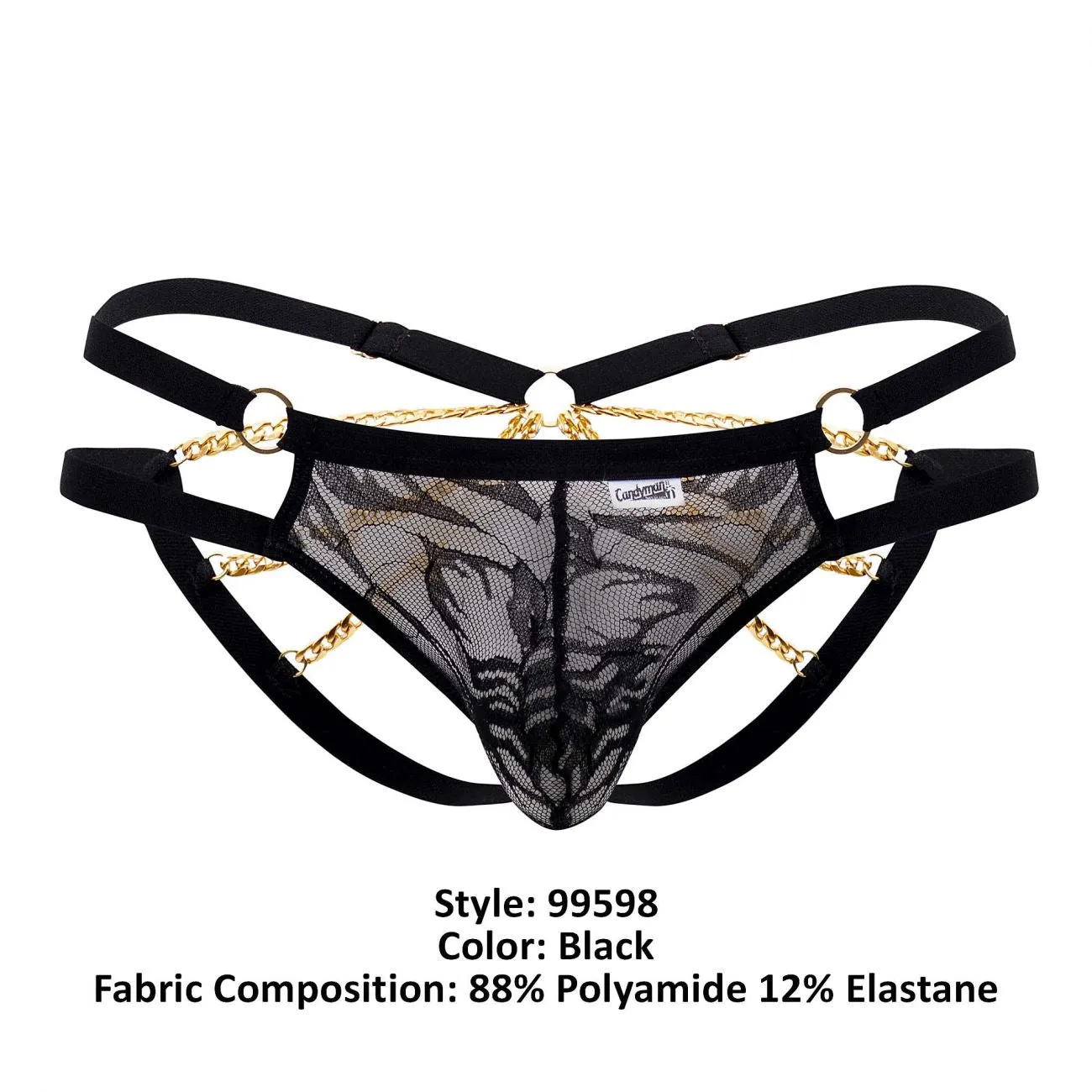 Clothing_Candyman_Underwear Lace and Chain Bikini