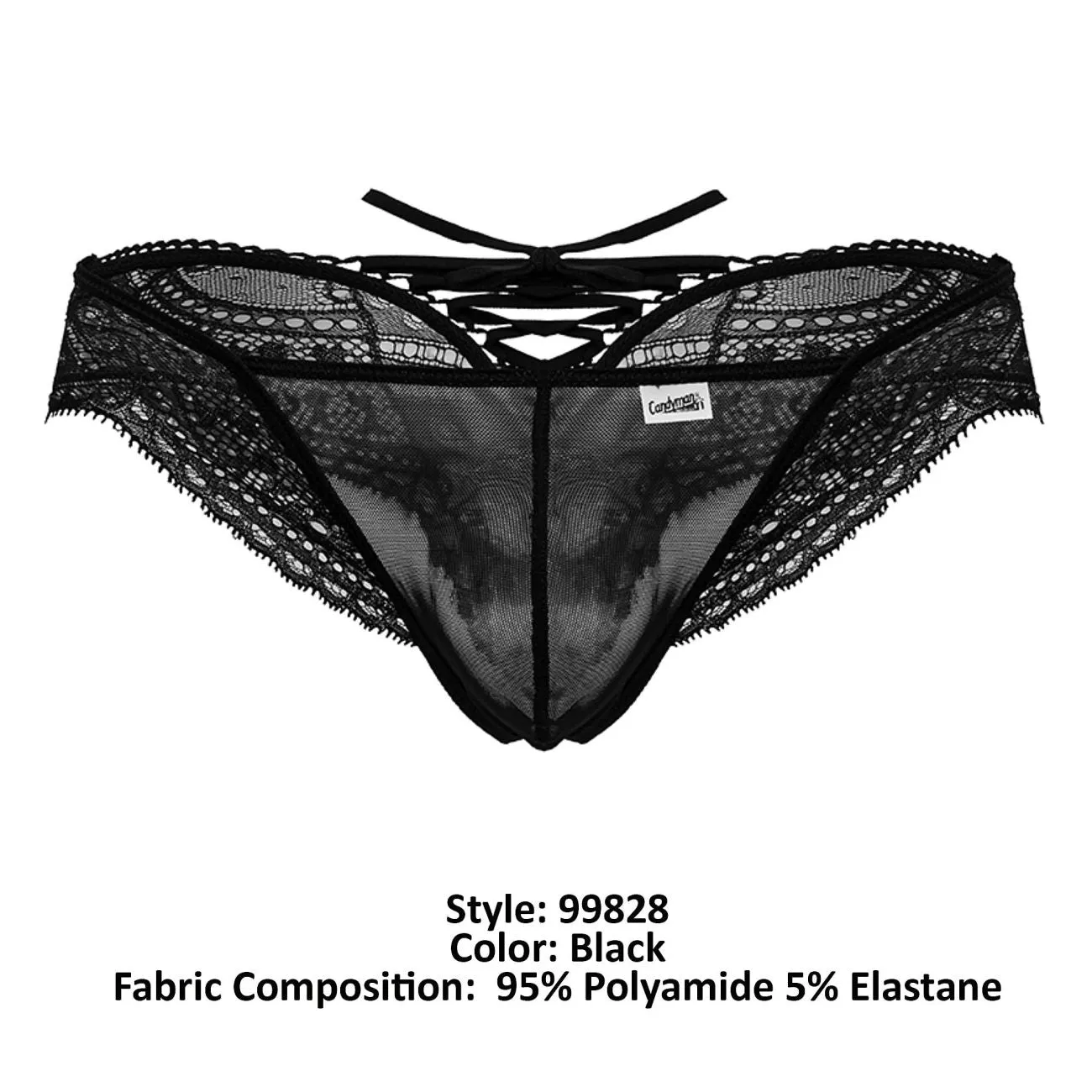 Clothing_Candyman_Underwear Lace-Mesh Thongs