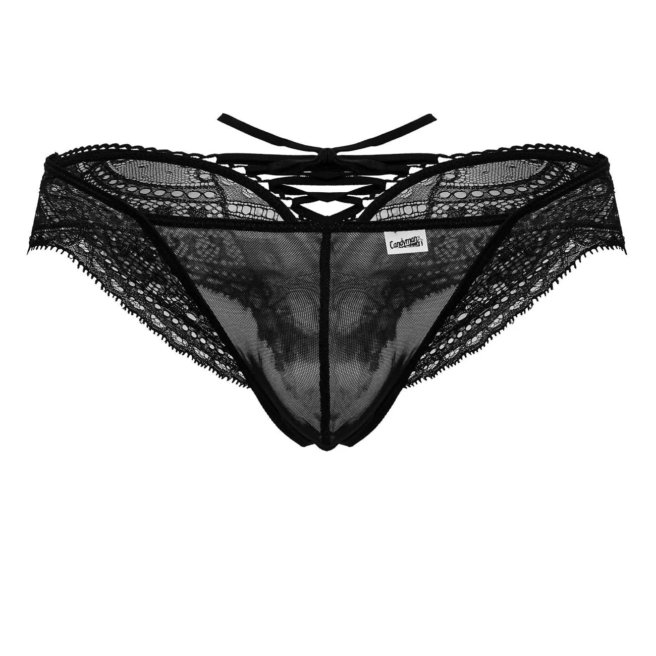 Clothing_Candyman_Underwear Lace-Mesh Thongs