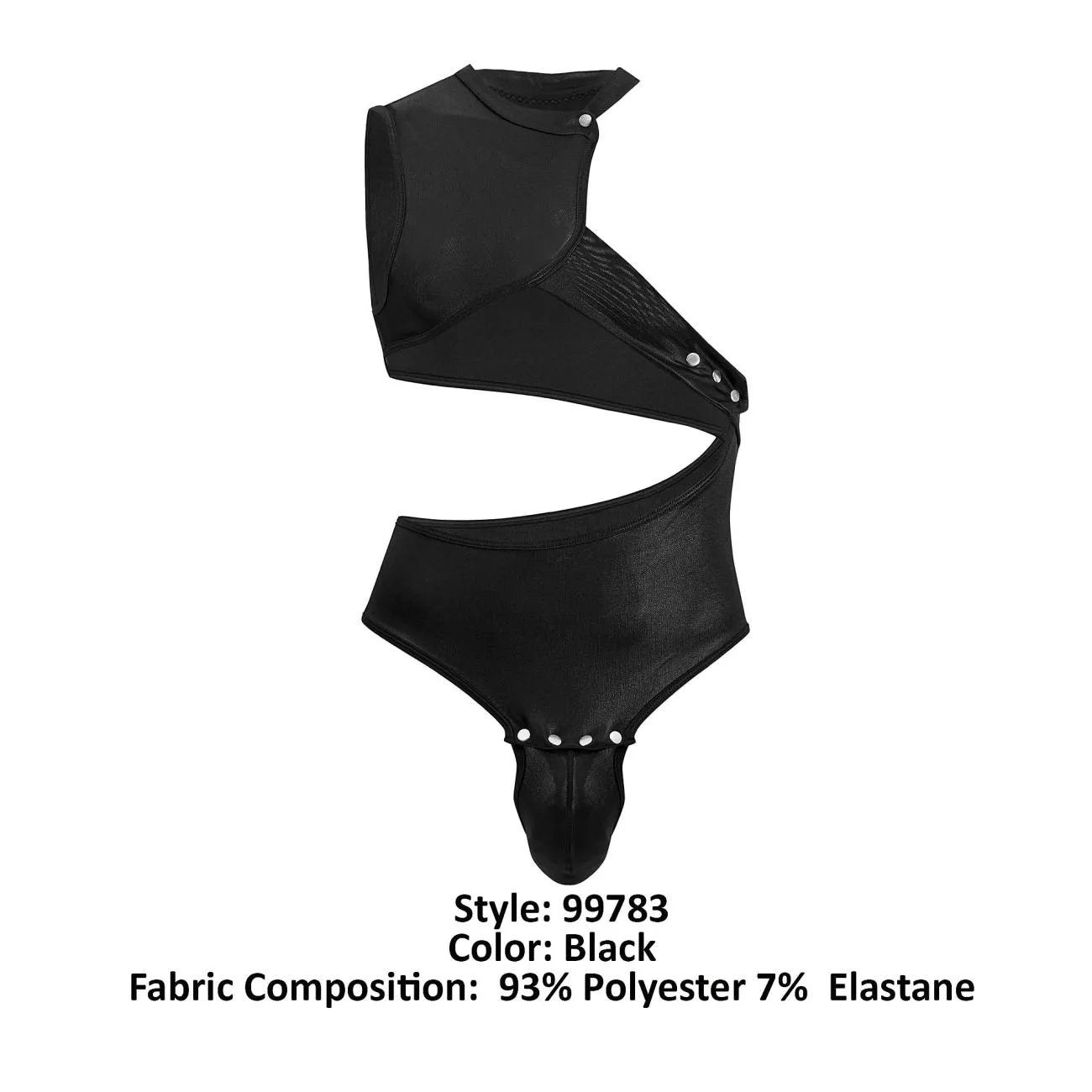 Clothing_Candyman_Underwear One Shoulder Bodysuit