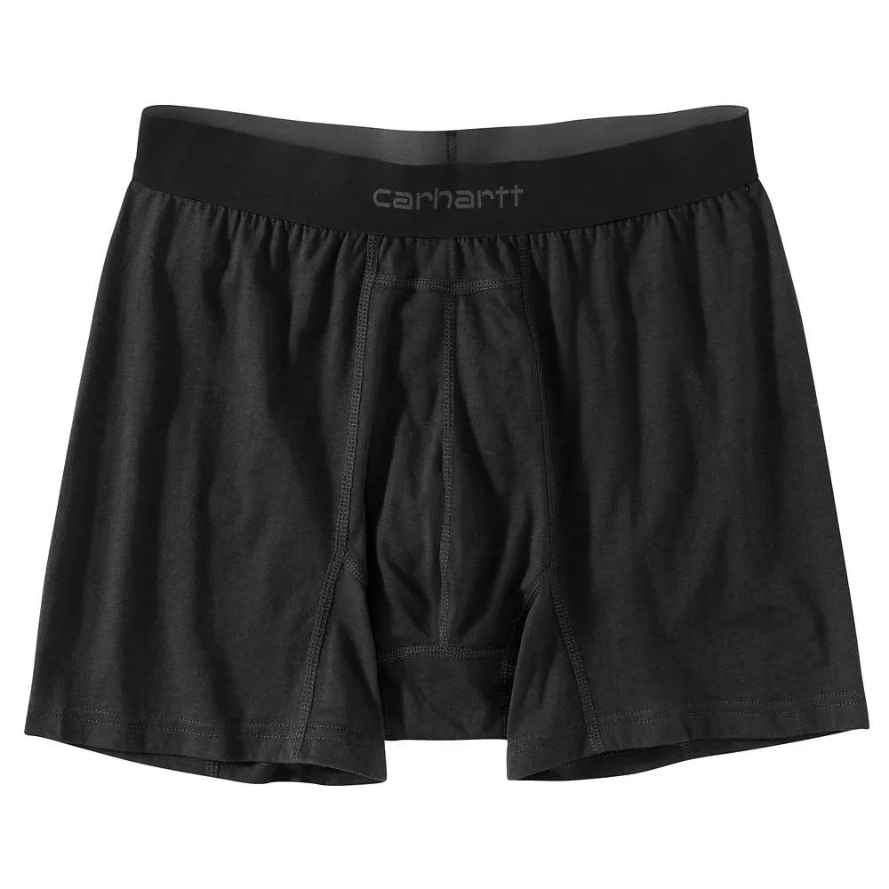 Clothing_Carhartt_Underwear Men's Base Force 5 inch Tech Cotton Boxer Brief - 2 Pack