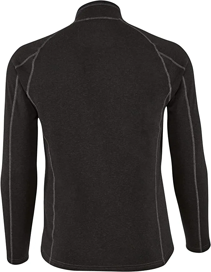 Clothing_Carhartt_Underwear Men's Force Heavyweight Synthetic Wool-Blend Fleece Base Layer Quarter-Zip Top