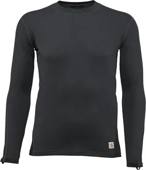 Clothing_Carhartt_Underwear Men's Force Lightweight Stretch Grid Base Layer Crewneck Top