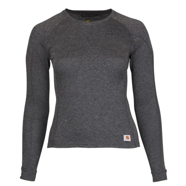 Clothing_Carhartt_Underwear Women's Force Heavyweight Synthetic-Wool Blend Base Layer Crewneck Top