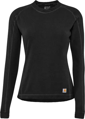 Clothing_Carhartt_Underwear Women's Force Heavyweight Synthetic Wool-Blend Fleece Base Layer Crewneck Top