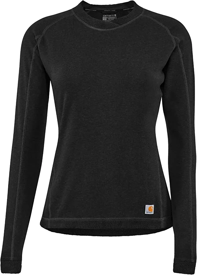 Clothing_Carhartt_Underwear Women's Force Heavyweight Synthetic Wool-Blend Fleece Base Layer Crewneck Top