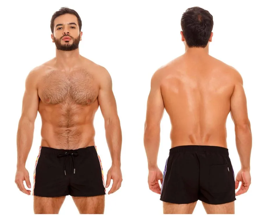 Clothing_Jor_Underwear Rainbow Swim Trunks