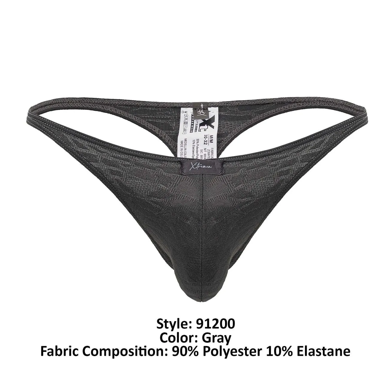 Clothing_Xtremen_Underwear Jacquard Thongs
