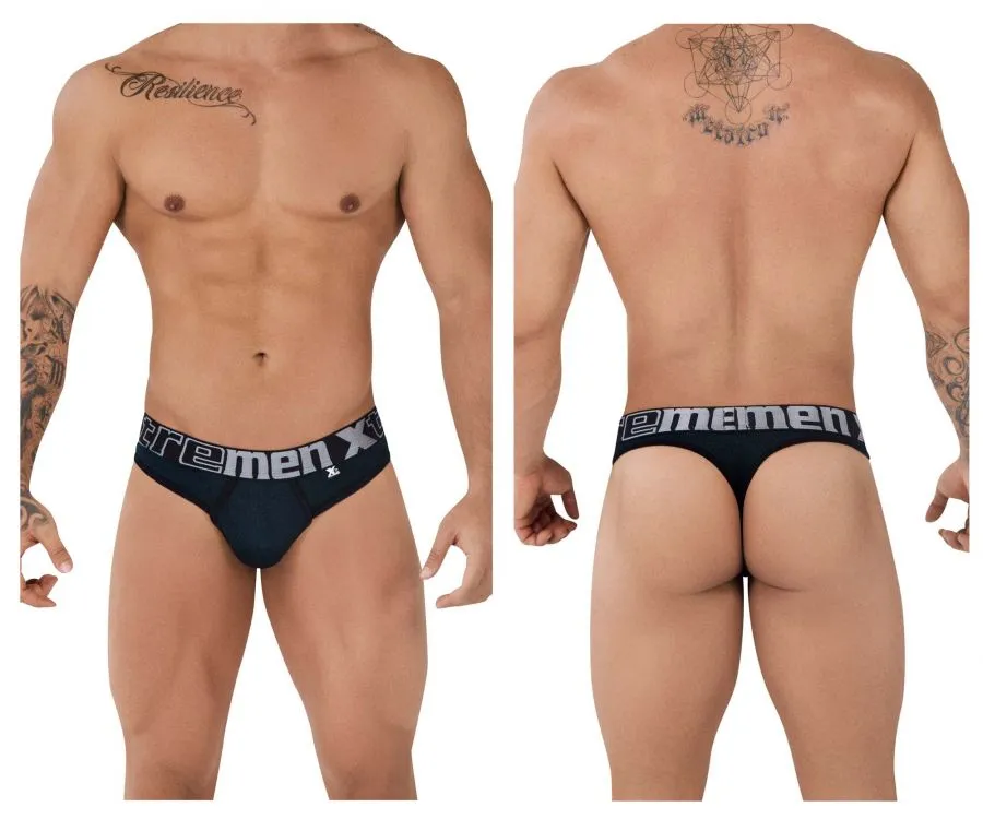 Clothing_Xtremen_Underwear Microfiber Jacquard Thongs