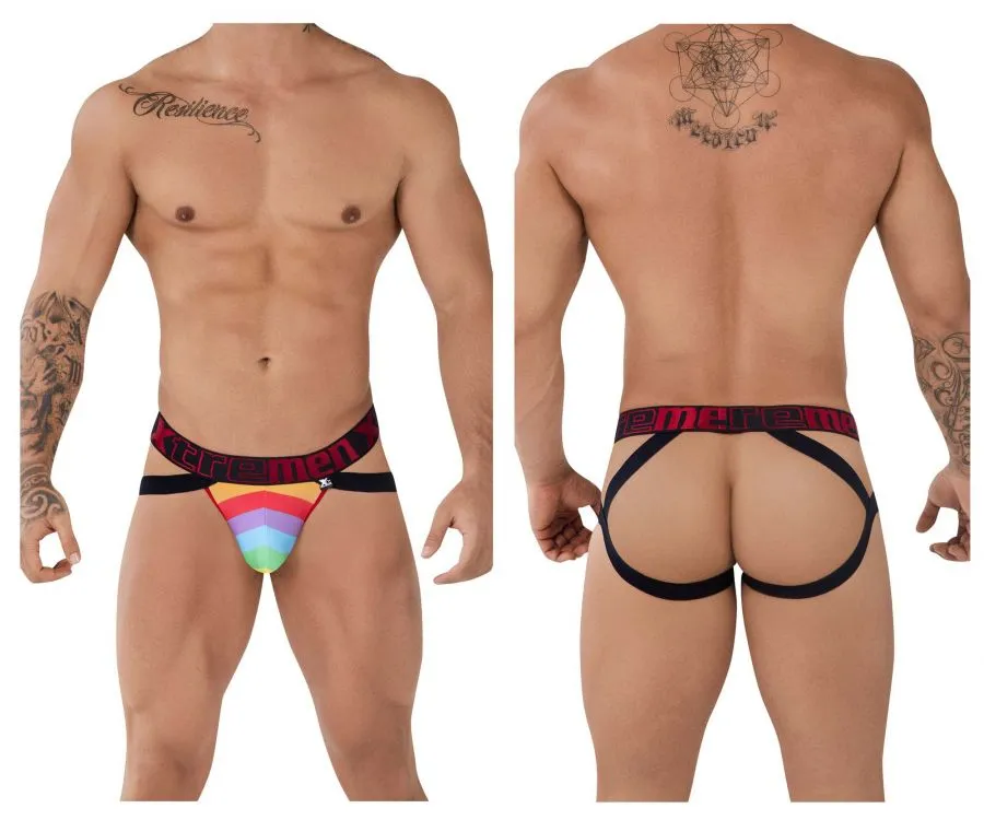 Clothing_Xtremen_Underwear Microfiber Pride Jockstrap