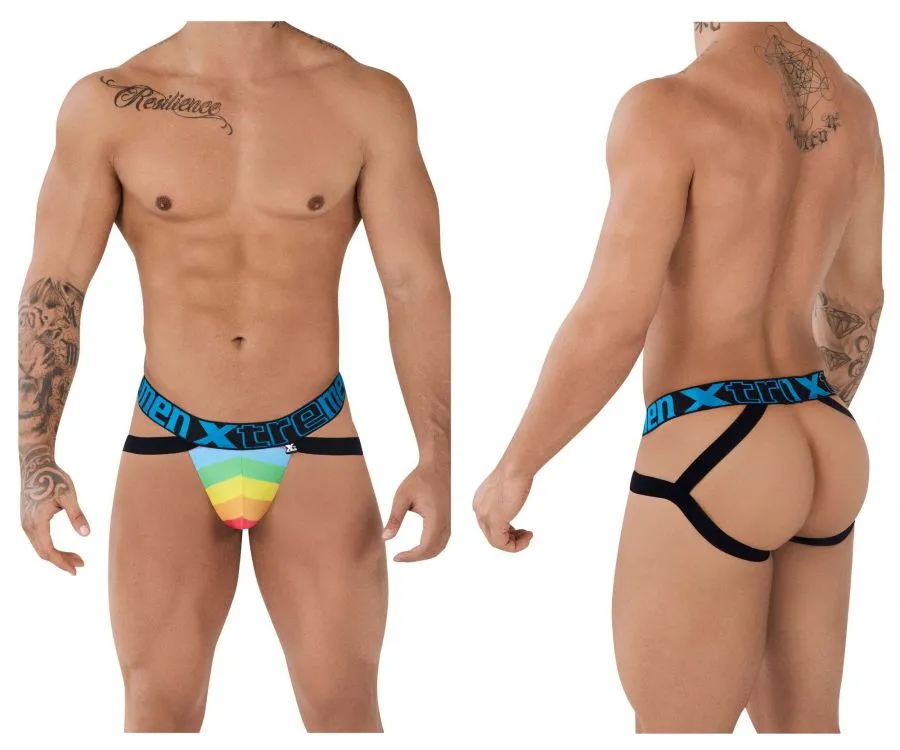 Clothing_Xtremen_Underwear Microfiber Pride Jockstrap