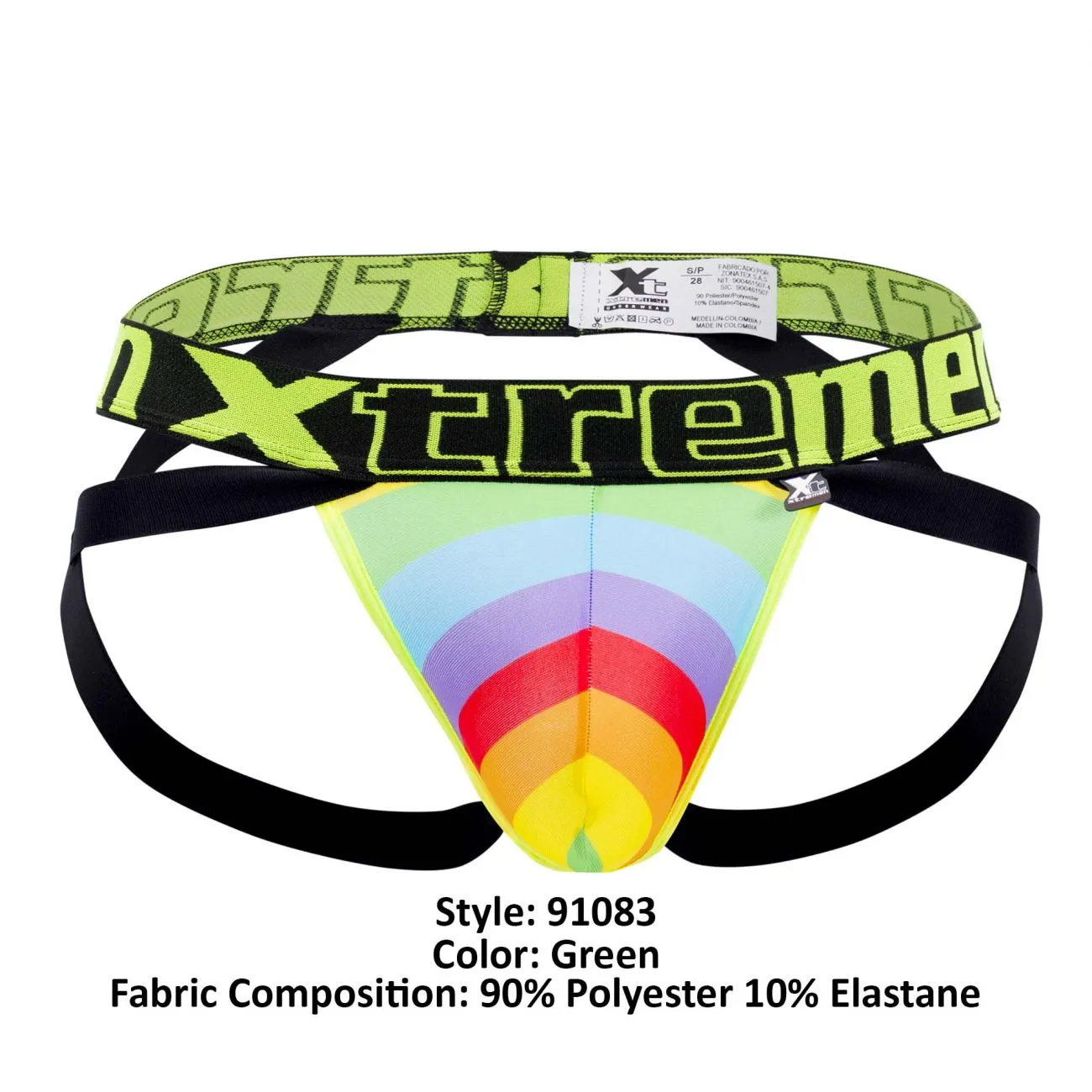 Clothing_Xtremen_Underwear Microfiber Pride Jockstrap