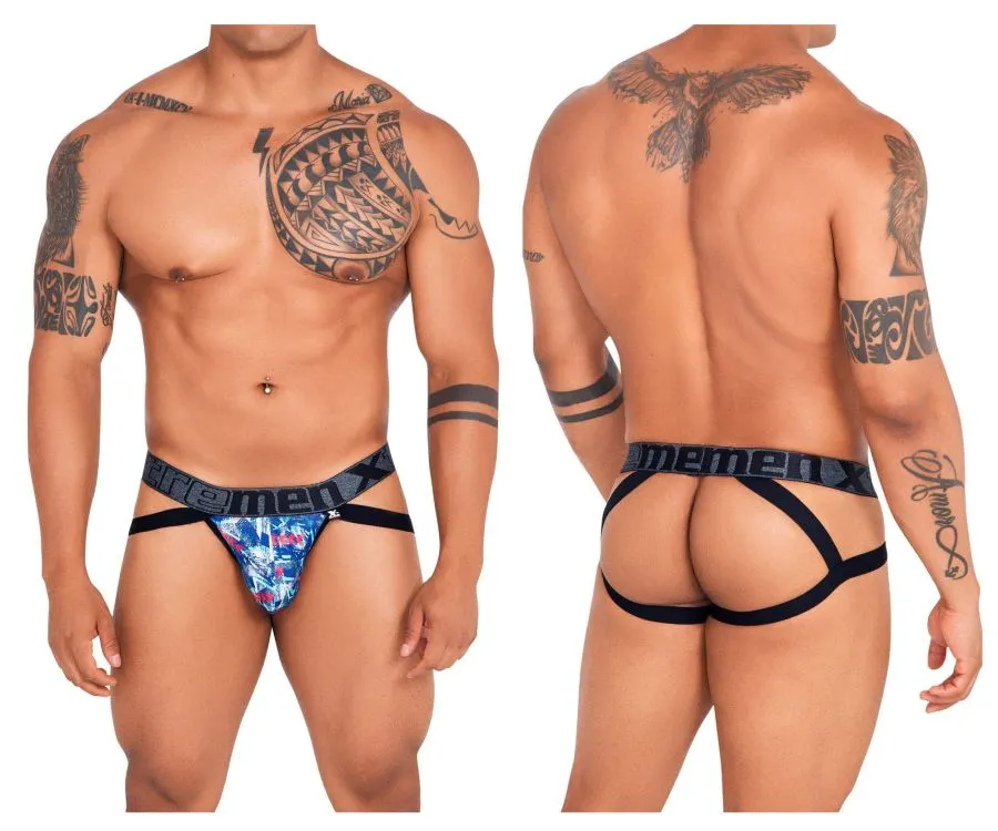 Clothing_Xtremen_Underwear Printed Jockstrap