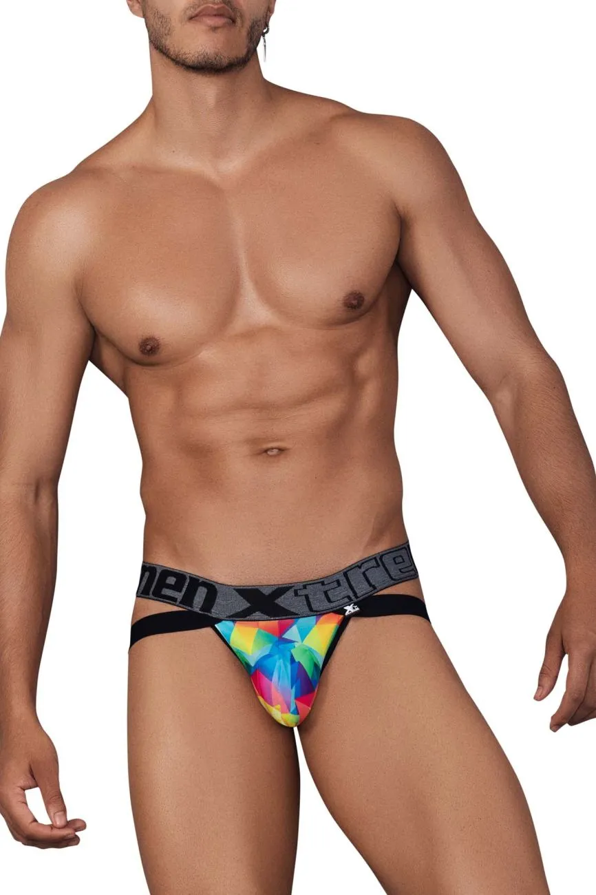 Clothing_Xtremen_Underwear Printed Microfiber Jockstrap