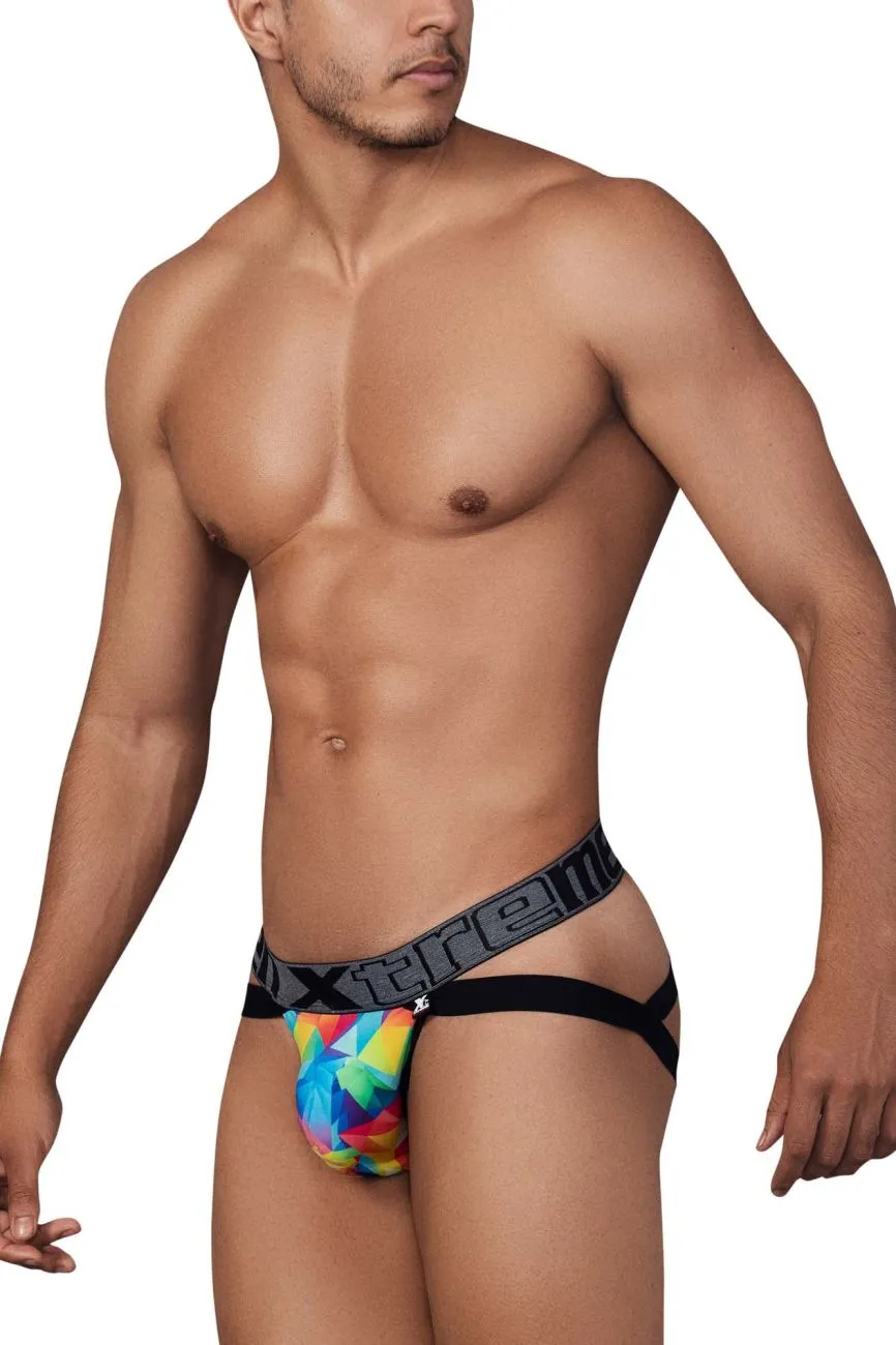 Clothing_Xtremen_Underwear Printed Microfiber Jockstrap
