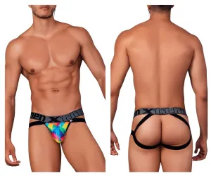 Clothing_Xtremen_Underwear Printed Microfiber Jockstrap