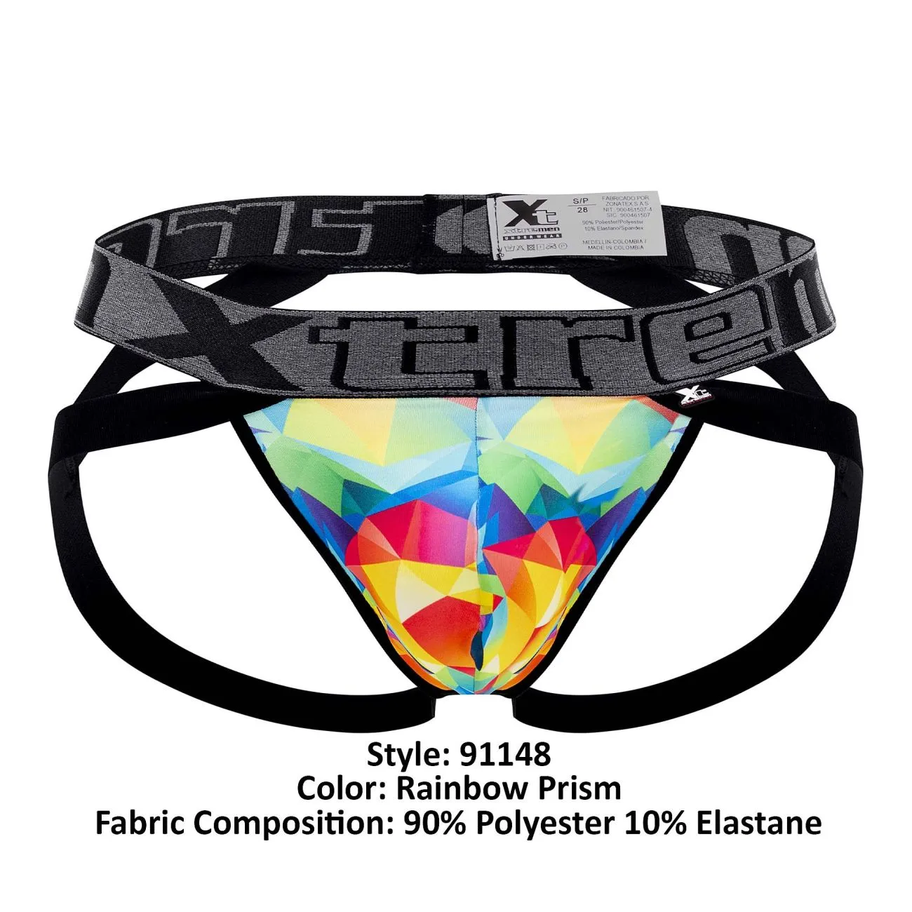 Clothing_Xtremen_Underwear Printed Microfiber Jockstrap