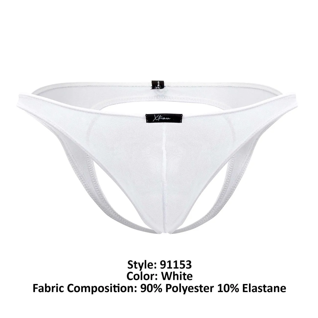 Clothing_Xtremen_Underwear Tulle mesh Jockstrap