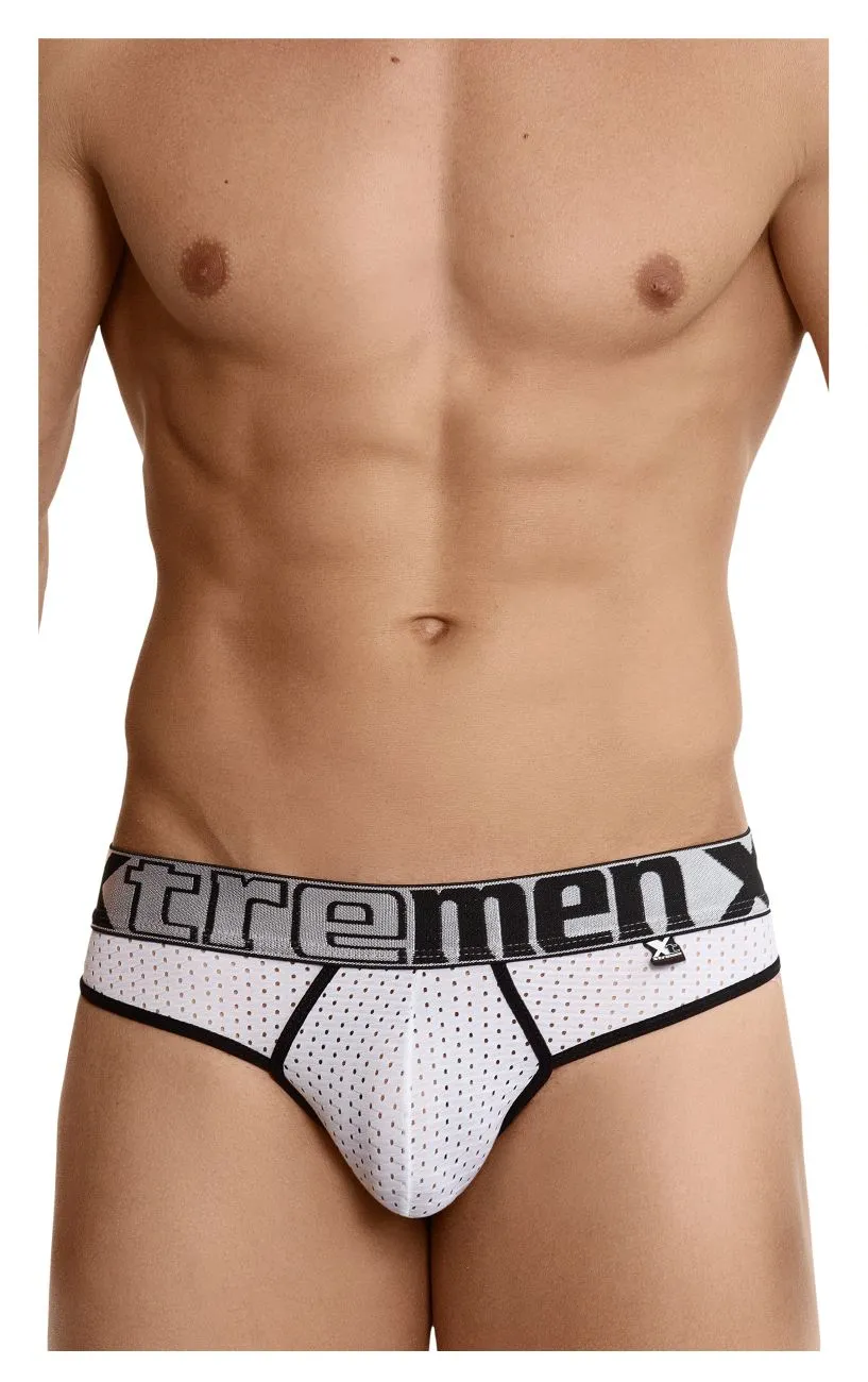 Clothing_Xtremen_Underwear Xtremen 91036X Mesh Thongs Color White