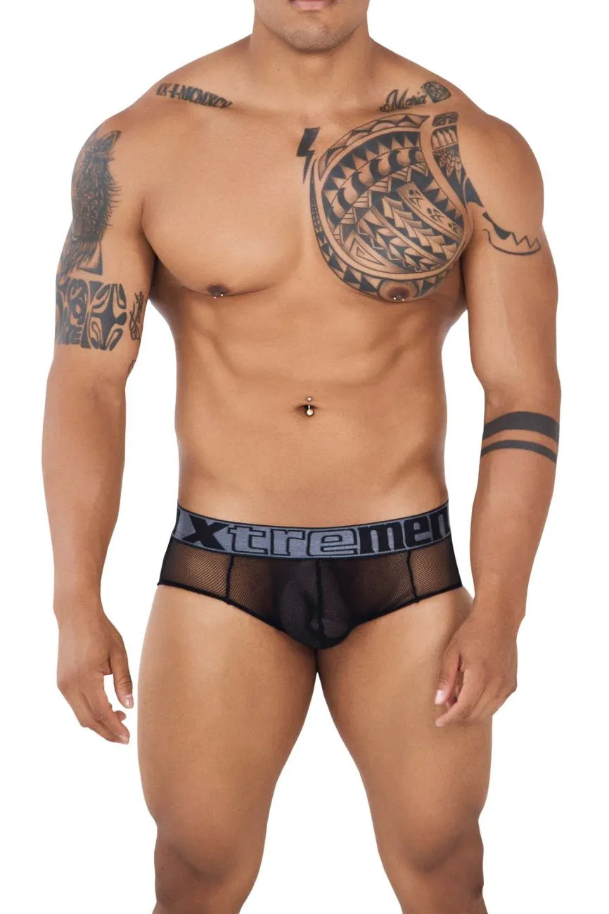 Clothing_Xtremen_Underwear Xtremen 91124 Lace Jockstrap Color Black