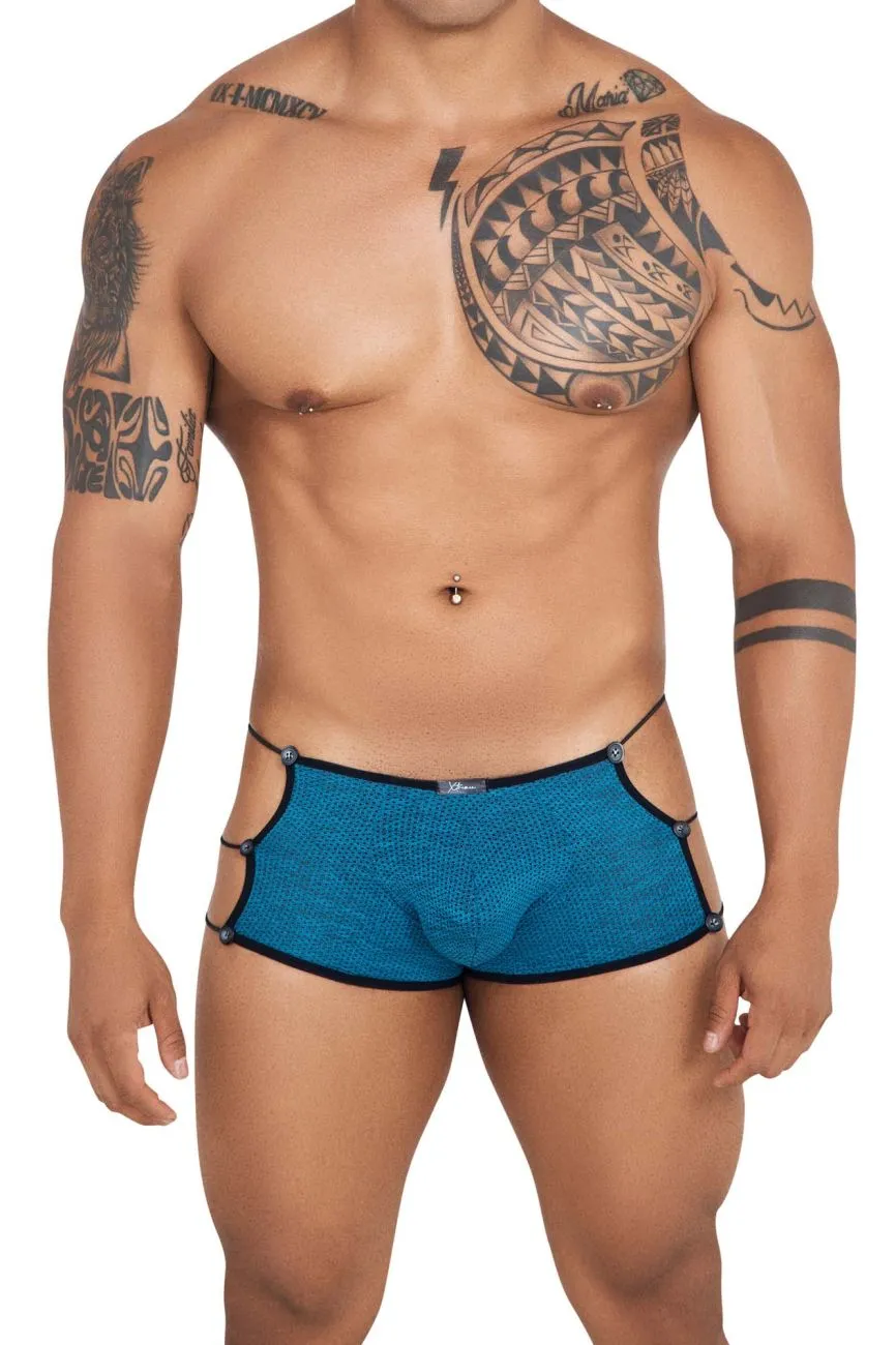 Clothing_Xtremen_Underwear Xtremen 91133 Mesh Briefs Color Petrol