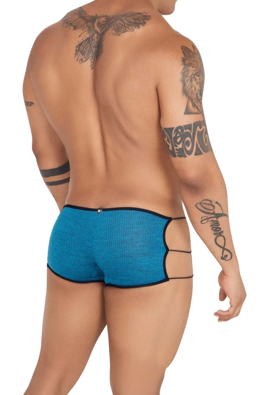 Clothing_Xtremen_Underwear Xtremen 91133 Mesh Briefs Color Petrol