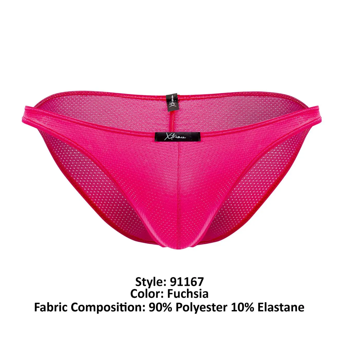 Clothing_Xtremen_Underwear Xtremen 91167 Madero Bikini Color Fuchsia