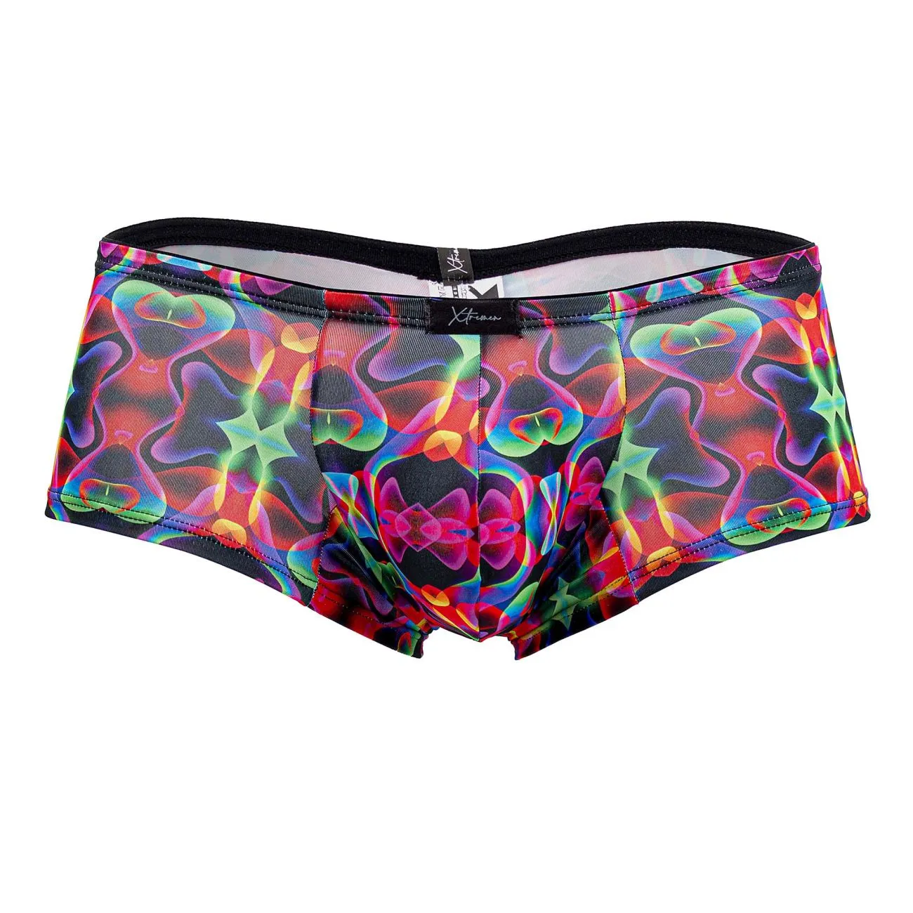 Clothing_Xtremen_Underwear Xtremen 91170 Printed Trunks Color Bows