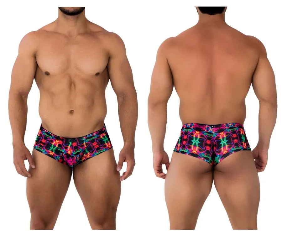 Clothing_Xtremen_Underwear Xtremen 91170 Printed Trunks Color Bows