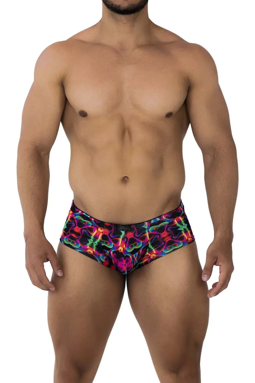 Clothing_Xtremen_Underwear Xtremen 91170 Printed Trunks Color Bows